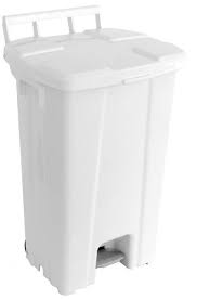 COD 7714 LIXEIRA  QUADRADA COM PEDAL 100 L